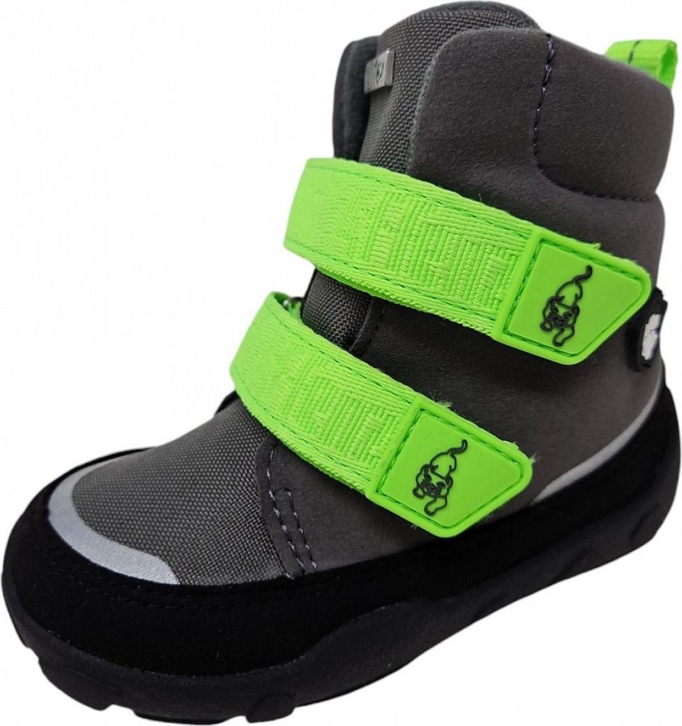 Affenzahn Comfy Panther Klettstiefel Grau