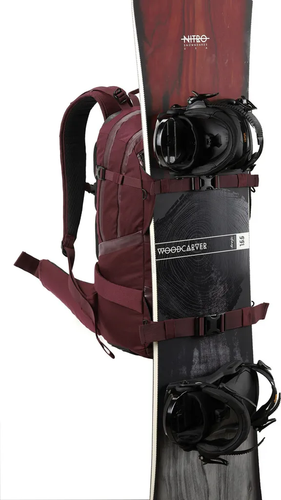 Nitro Slash 25 Pro Backpack Wine - Sac à dos Technique Adventure Collection - 11
