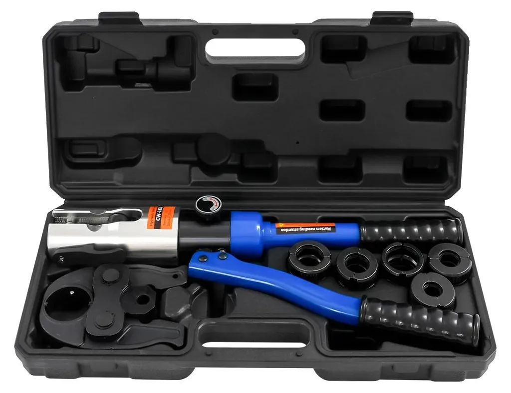 Pince hydraulique 10T : finissez vos raccords sans fuite Ø28 mm