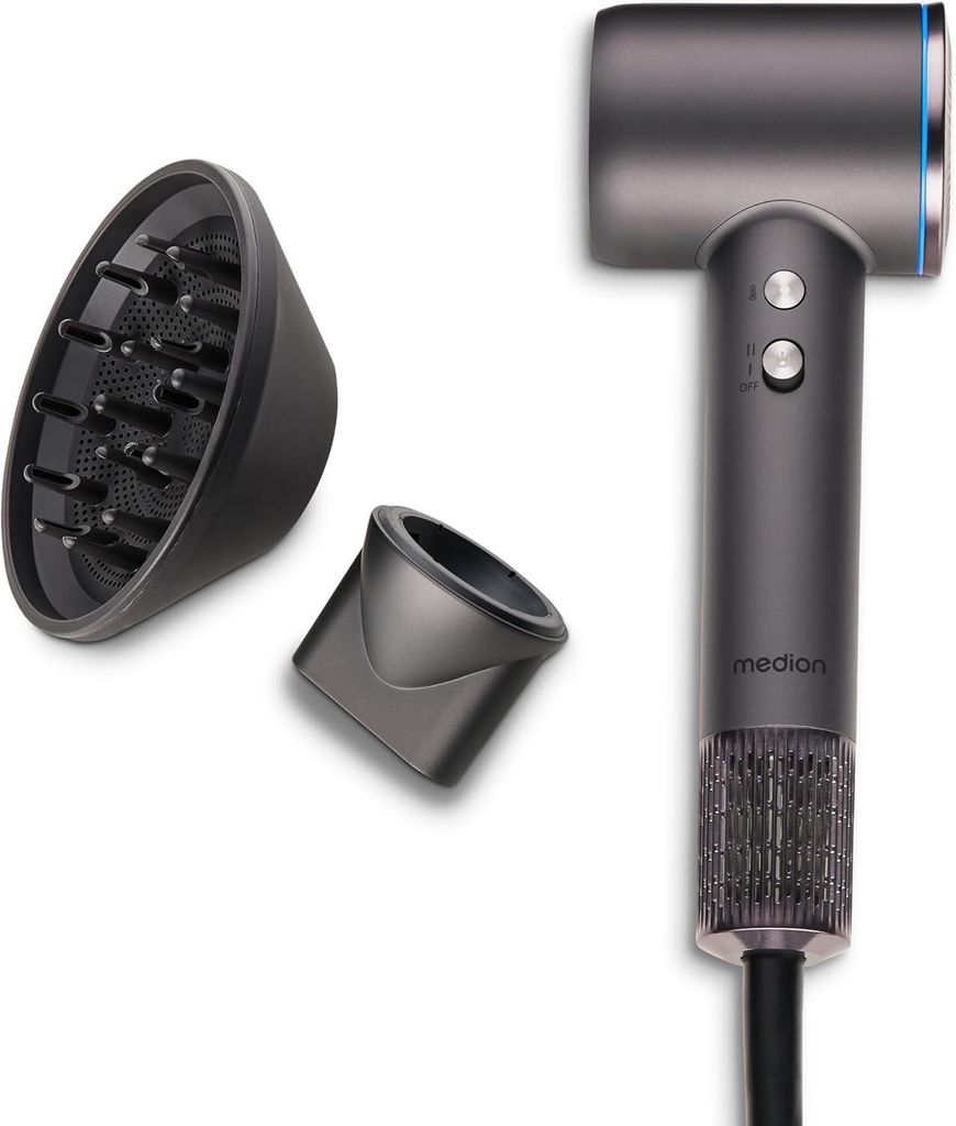 MEDION Haartrockner HD1 mit Diffusor, Stylingdüse, Ionen, Produktbild 