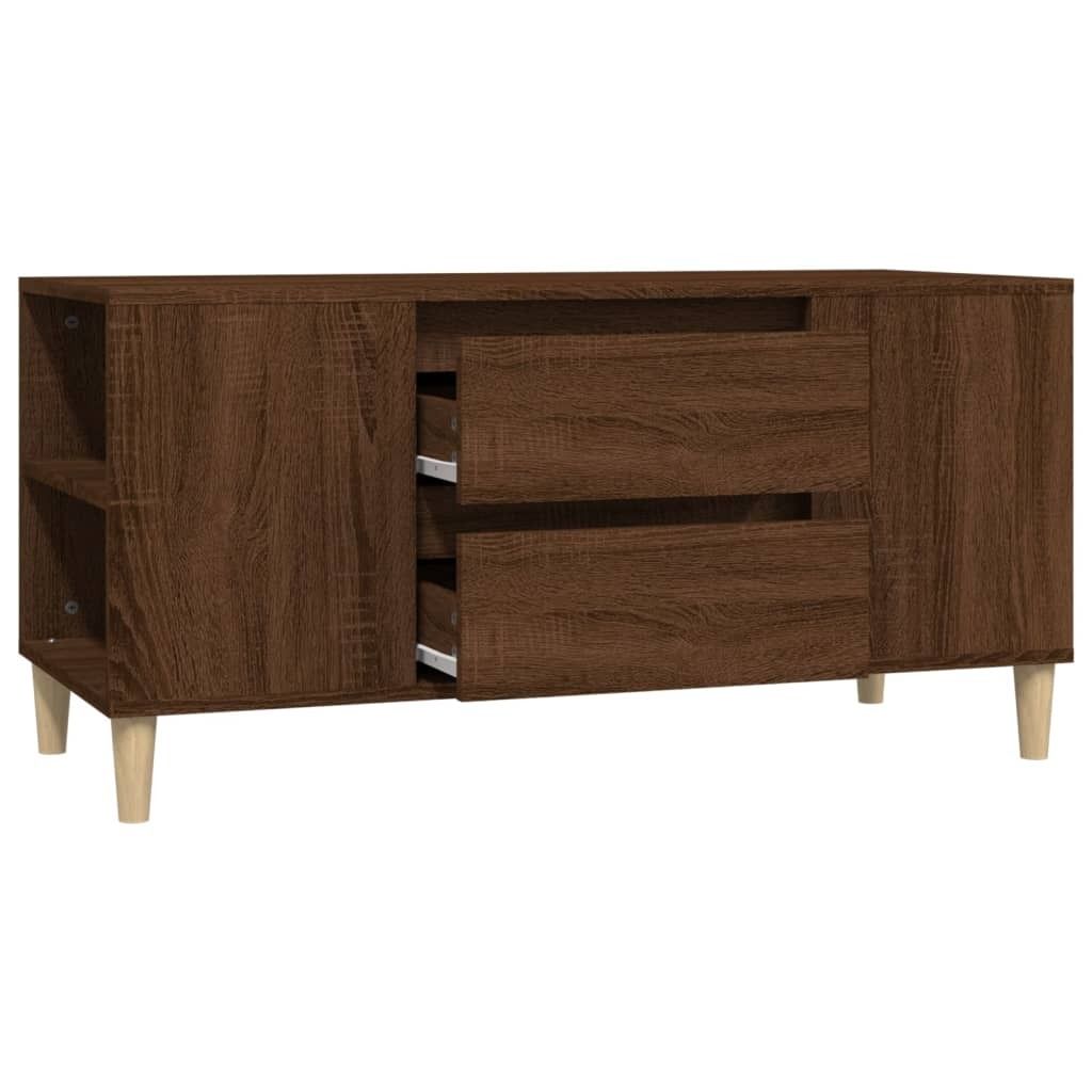 "SALE 2026"TV-Schrank, Fernsehtisch - CLORIS - Braun Eichen-Optik 102x44,5x50cm Holzwerkstoff - TV-Schränke DEMöbel185328