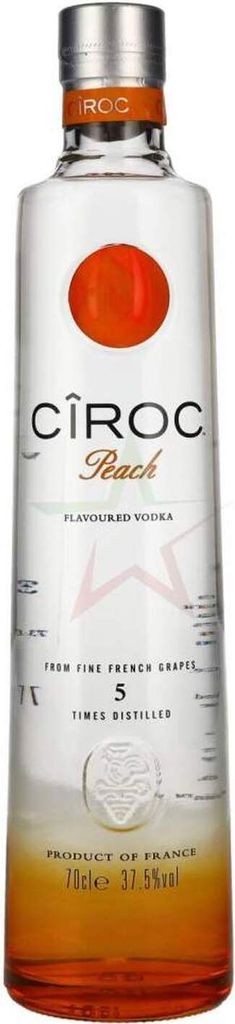 Cîroc Peach Flavoured Vodka 37,5 % 0,70 Liter
