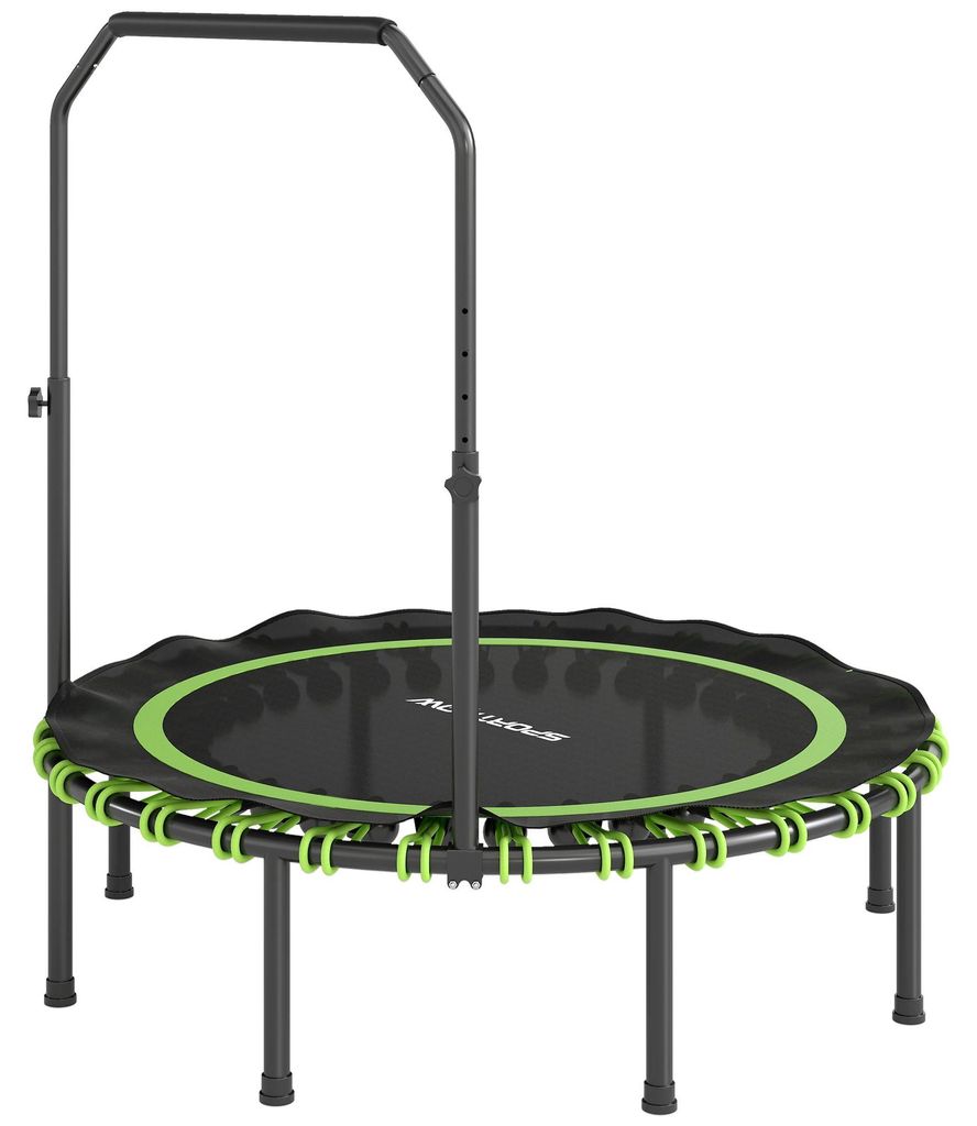 SPORTNOW Fitness Trampolin klappbar Ø122cm Mini Trampoline Produktbild 