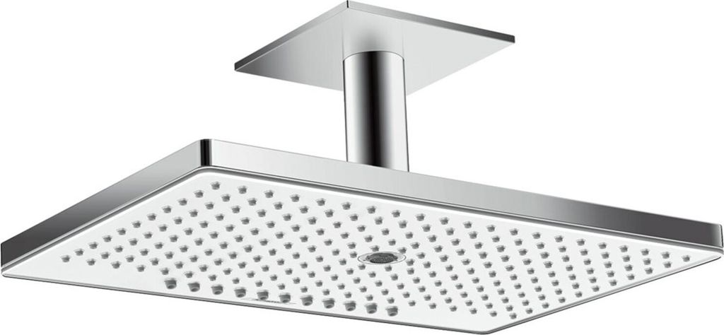 hansgrohe Kopfbrause RAINMAKER SELECT 460 3jet DN 15, mit Deckenanschluss 100 mm weiß/chrom