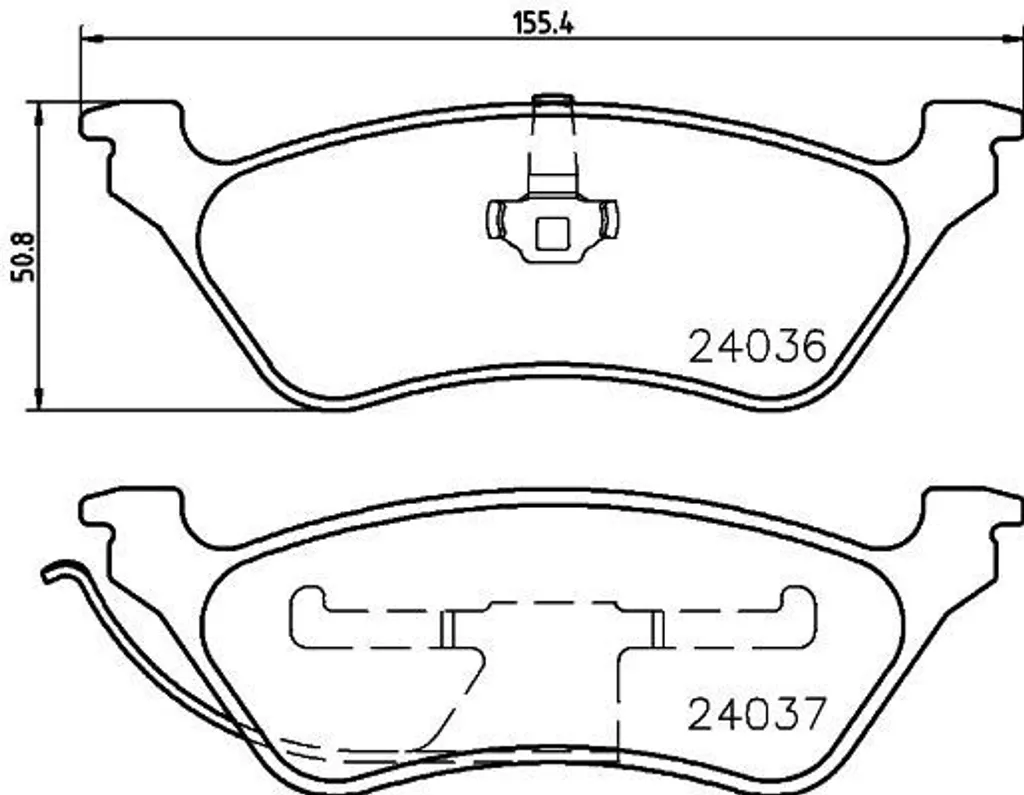 Plaquettes de frein HELLA 8DB 355 023-111 pour Voyager III GS OE 04882579