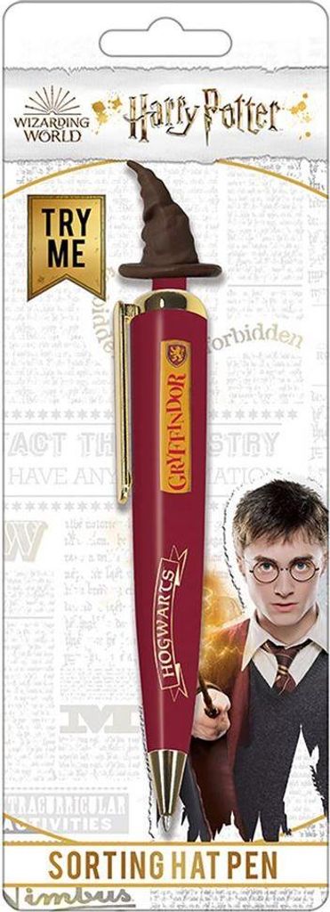 Harry Potter - Stift "Stand Together", "Sorting Hat" PM4865 (Einheitsgröße) (Rot/Gelb)