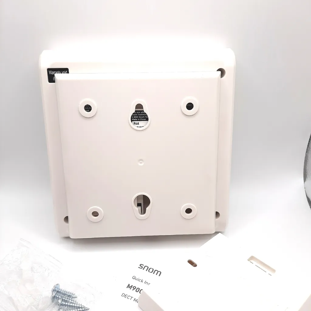 Borne DECT IP Snom M900 - Station de Base Professionnelle Blanche - 16