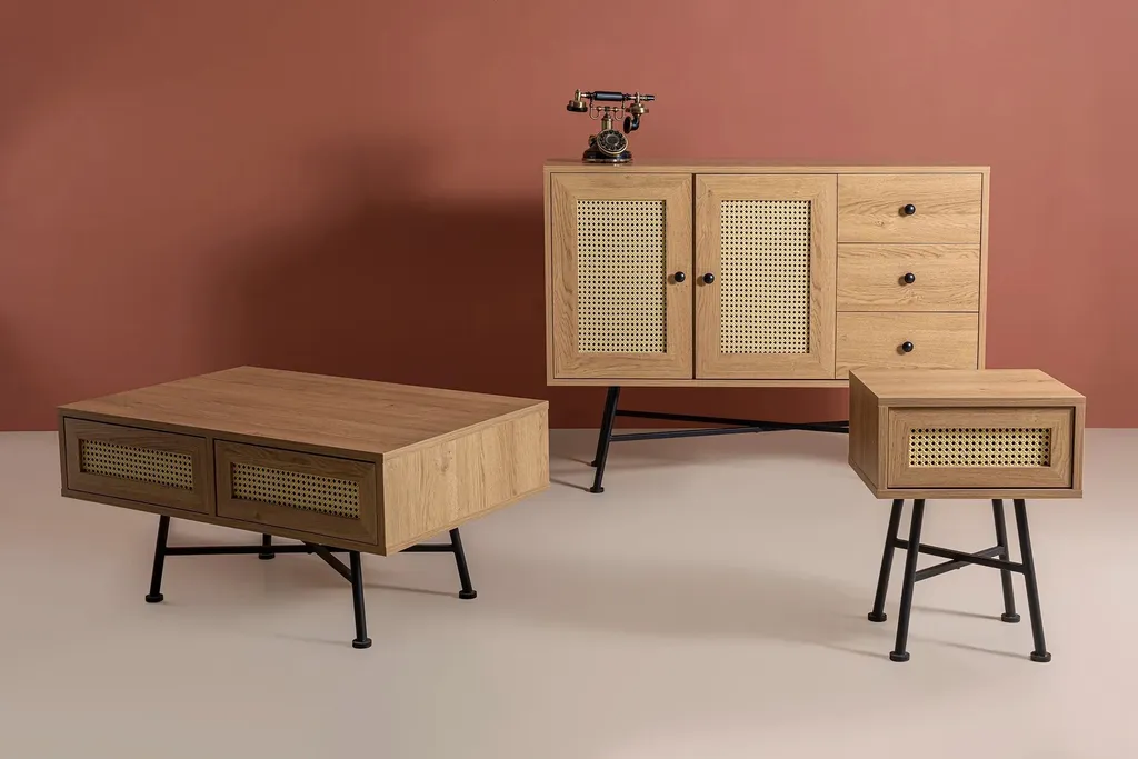 Table d'Appoint Naturelle Nala 54 - Bout de Canapé Moderne Skye Decor 54cm - 5
