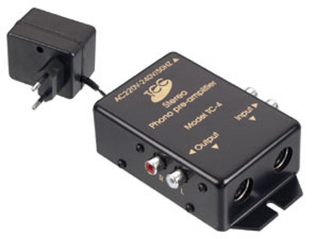 Phonovorverstärker TC-4 dynavox, schwarz, Stereo