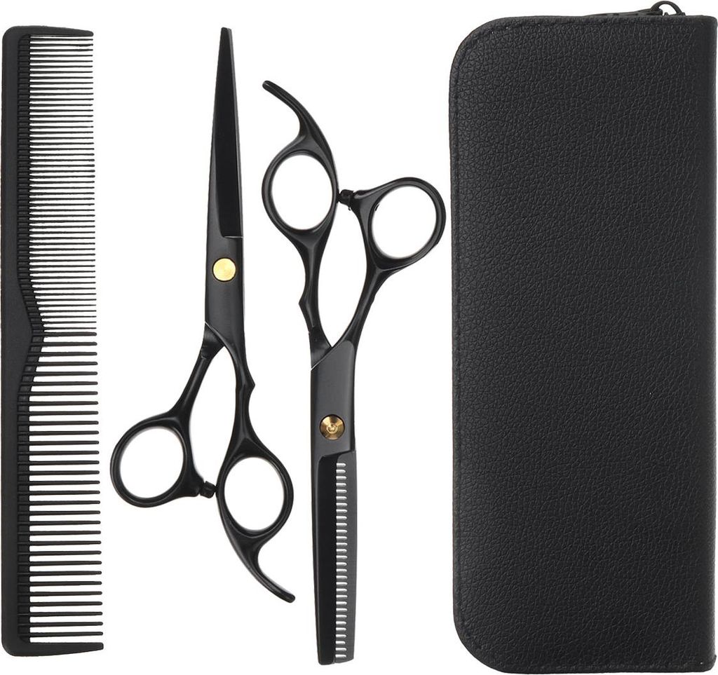 Professionelles Friseurscheren-Set aus Edelstahl – Präzisions-Haarscheren für Salon & Zuhause | Ergonomisches Qualitäts-Schneidewerkzeug für ...