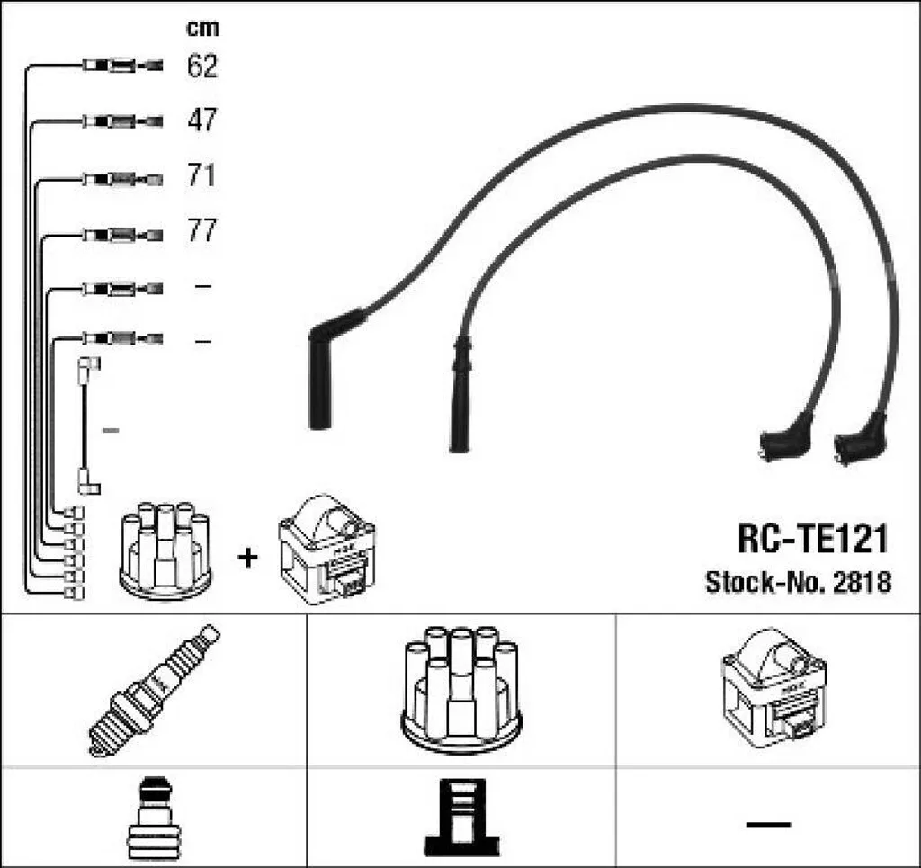 Kit Cavi Racing NGK 2818 | Potenza Scintilla e Risposta Gas
