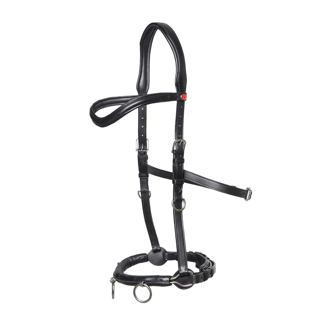 Kieffer Kappzaum Ultrasoft Schwarz mit 3 Ringen , Größe Produktbild 