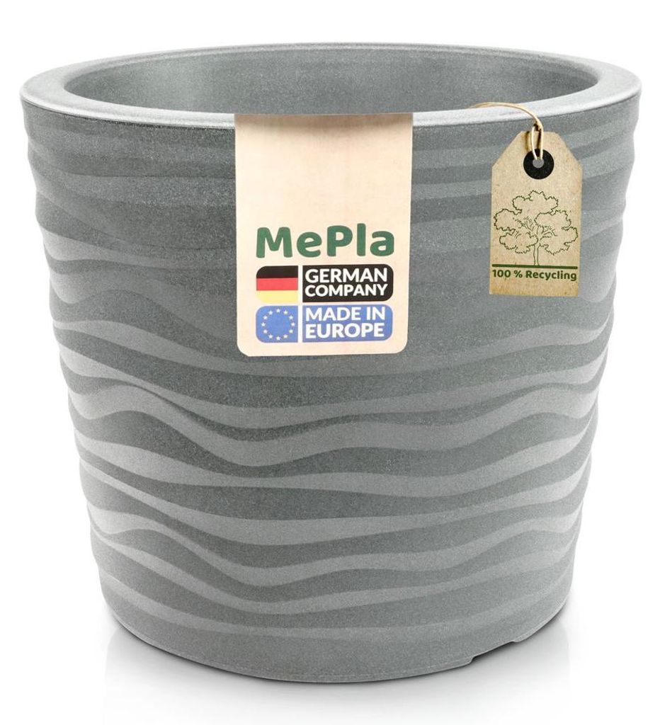 MePla - Pflanzkübel Trento ø 50 grau Produktbild 