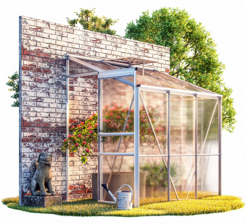 GARDEBRUK® Hliníkový boční skleník 3,8m³ 190x130cm Skleník Obrázek produktu 