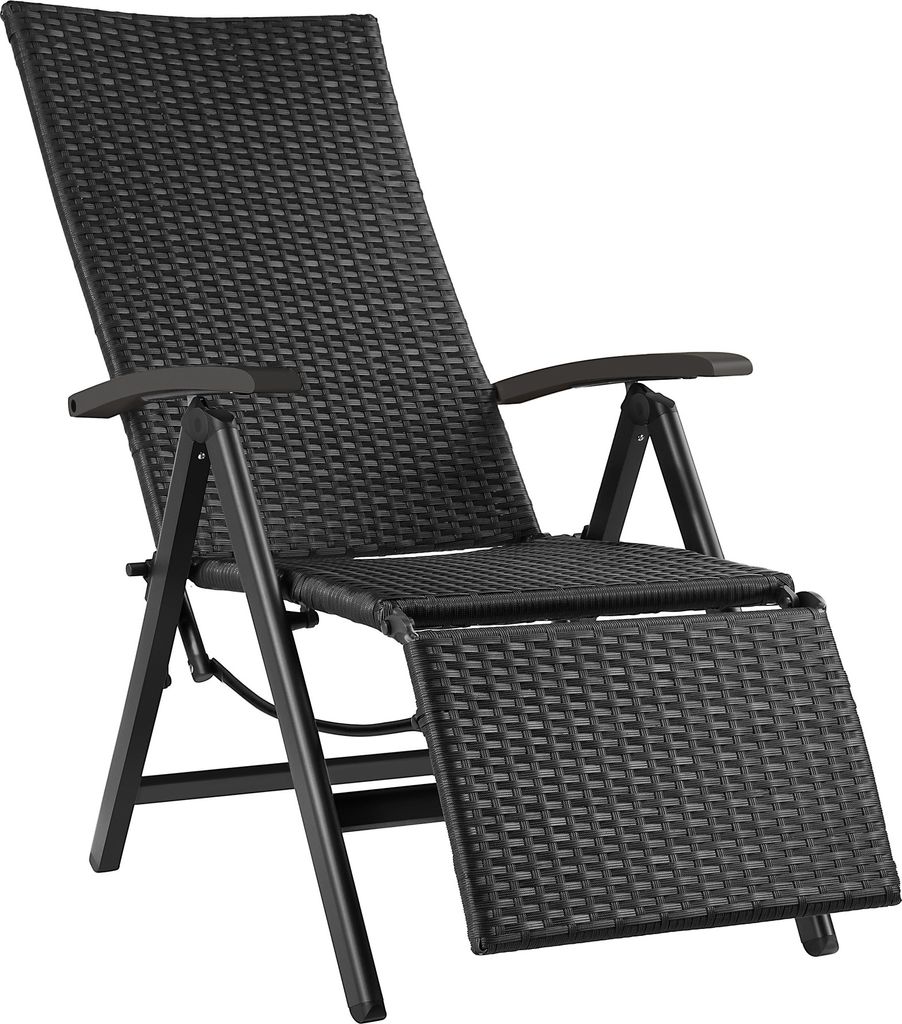 Ratanové křeslo Brisbane s hliníkovým rámem 58 x 77 x 113 Obrázek produktu 