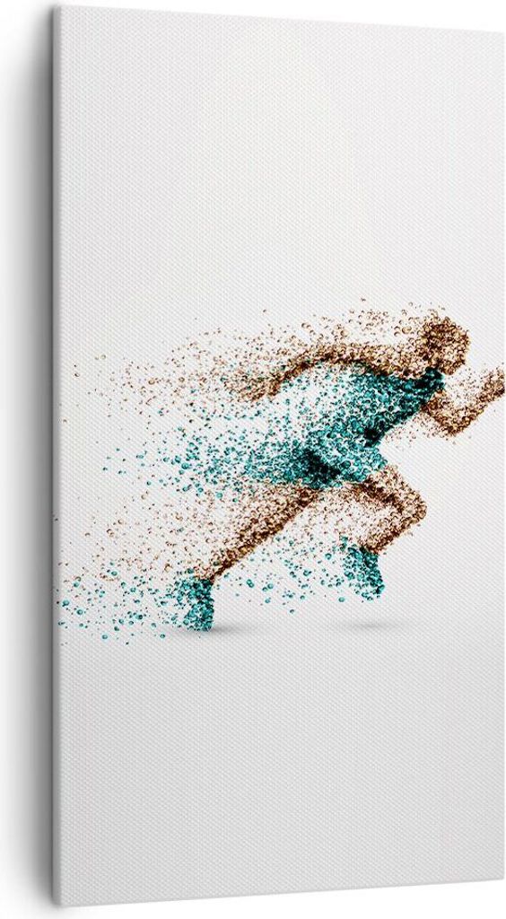 Bild auf Leinwand - Leinwandbild - Athlet sprinter sport Produktbild 