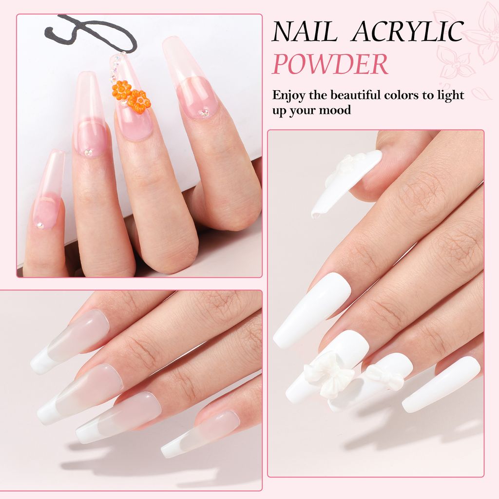 Acryl Nagelset Acryl Pulver Nägel Kit 3 Farben Acryl Nagel Produktbild 10