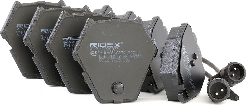 RIDEX Bremsbeläge Satz Vorne für AUDI A6 Avant (4B5, C5) 402B0397