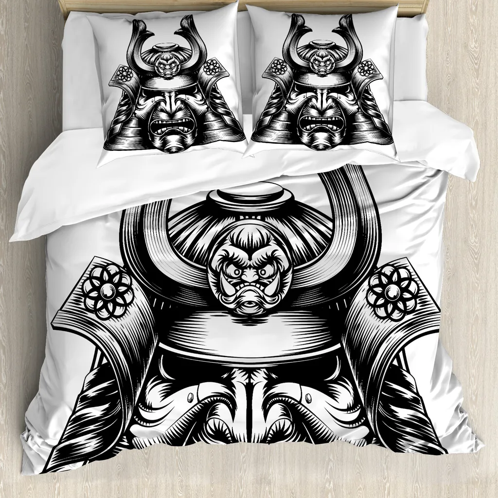Copripiumino ABAKUHAUS Samurai Martial: Stile Urban e Protezione Allergie