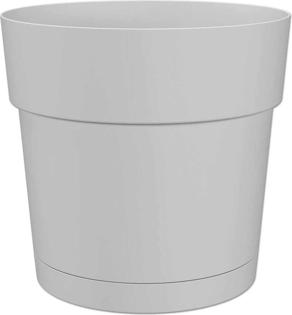 artevasi CAPRI Pflanzgefäß Weiß mit Wasserreserve 25 cm