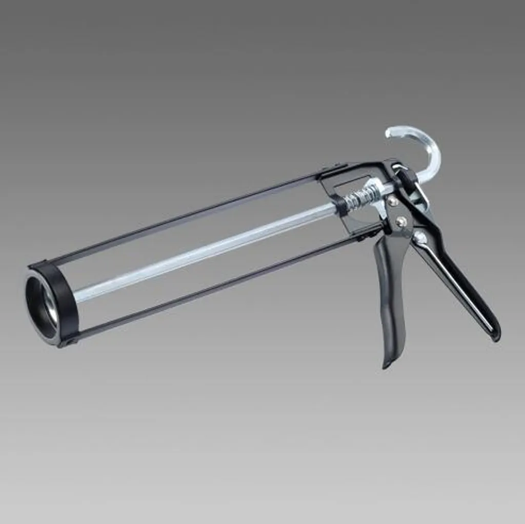 Pistolet HKS 12 Den Braven Profi Noir avec Mécanisme de Poussée Fluide