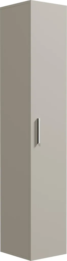 Mobile Alto Bagno Pluto 150cm Cashmere | Colonna Sospesa Salvaspazio