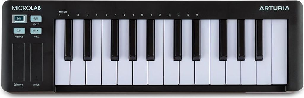 Arturia MicroLab mk3 Black MIDI-Keyboard