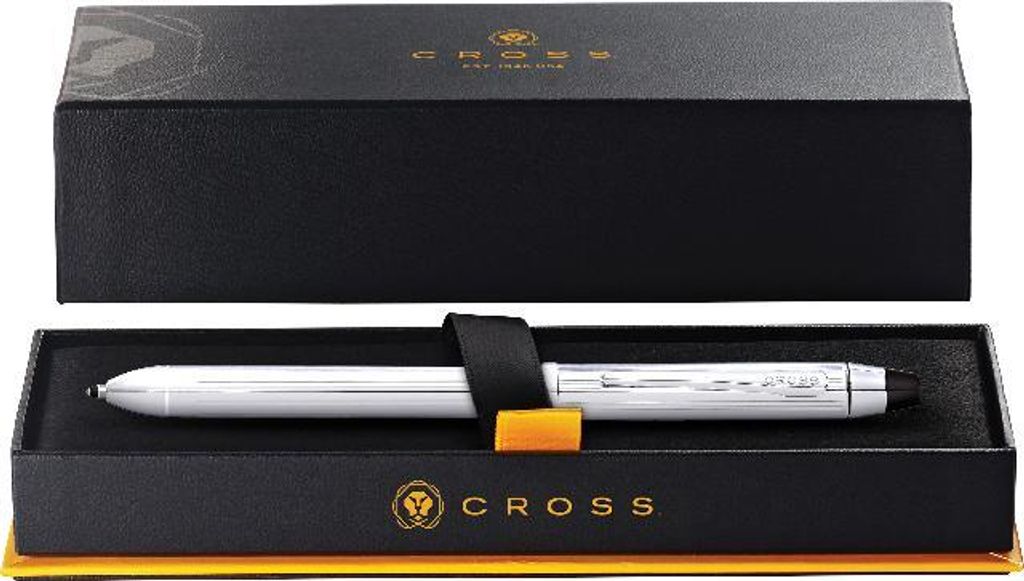 Cross Tech3, Clip, Kugelschreiber mit Druckeinzugsmechanik, Produktbild 