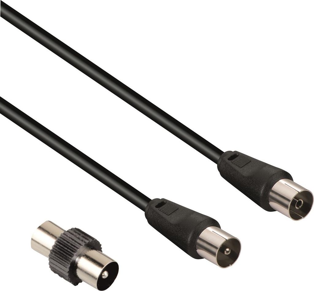 Hama 7205302 Koaxialkabel 1,5 m Schwarz