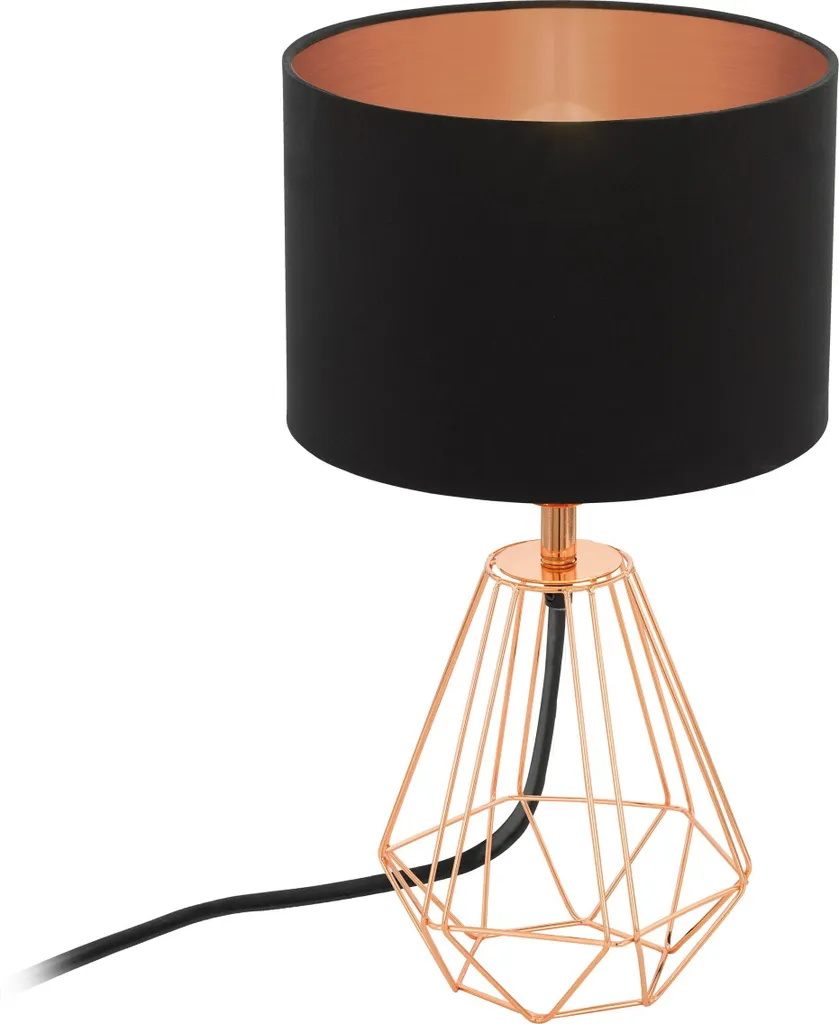 Lampada Eglo Carlton 2 Rame e Nero: Illuminazione d'Atmosfera Moderna - 8