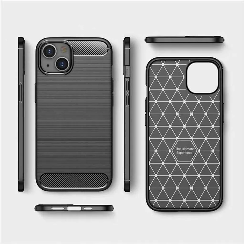 Coque iPhone 14 Plus SPACECASE Carbon Noir - Anti-Choc et Ultra Légère - 2