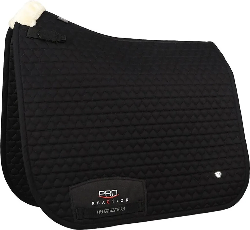 Chabraque de dressage Pro Reaction amortissante et respirante noire