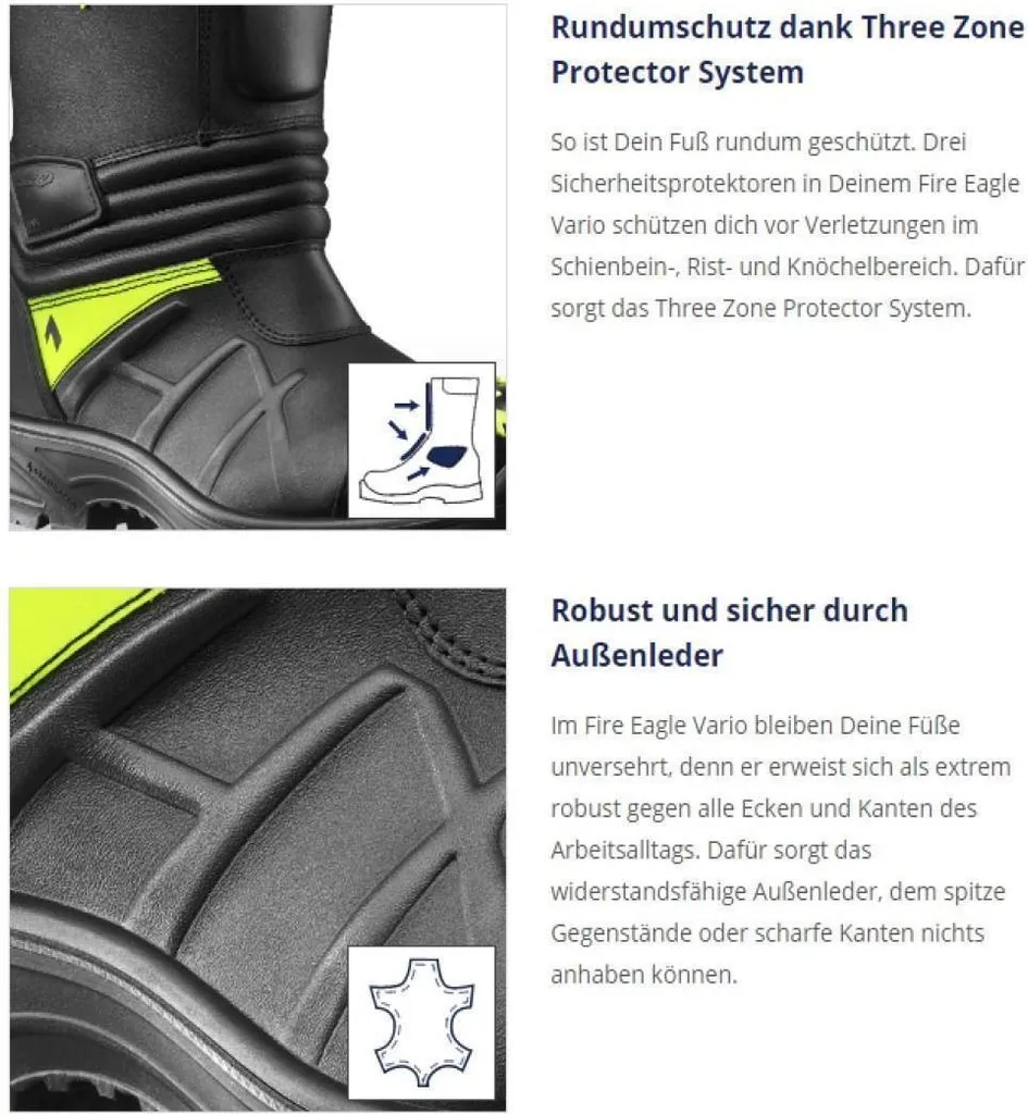 Bottes de Sécurité Haix FIRE EAGLE Vario pour Interventions et Secours - 5