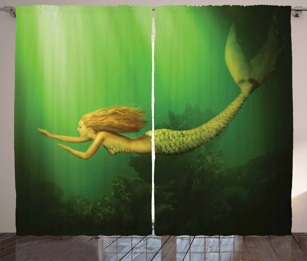 Rideaux Universels Sirène Rustique pour Salon et Chambre 280x225cm