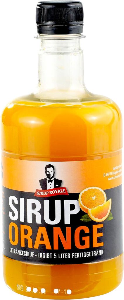Sirup Royale Orange Getränkesirup 0,5 L EW Drinks Cocktails Produktbild 