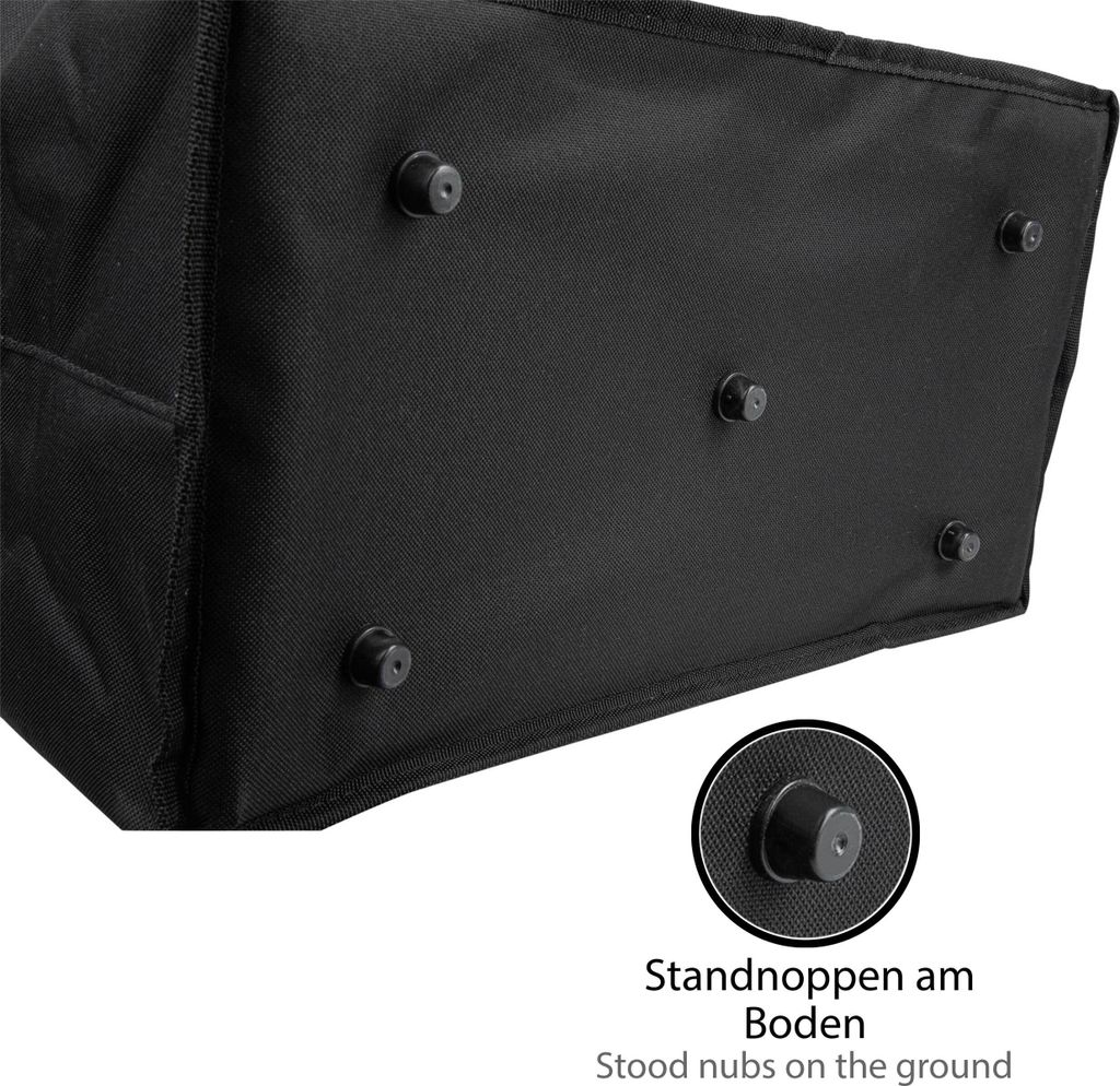 ONVAYA® Einkaufskorb faltbar mit Kühlfunktion | schwarz | Produktbild 4