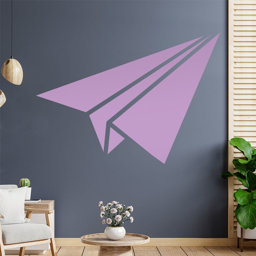 Papierfalten Papierflieger Wandtattoo Wandaufkleber Wall Sticker - Dekoration, Küche, Wohnzimmer, Schlafzimmer, Badezimmer