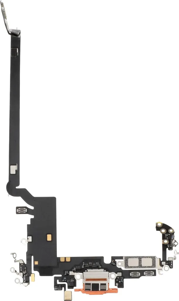 Connettore USB-C iPhone 17 Pro Max Arancione con Microfono | Clappio