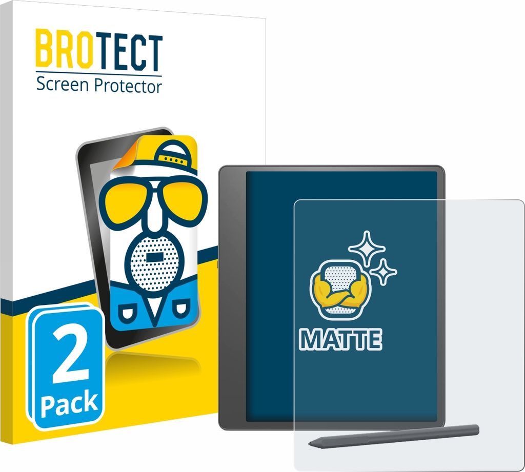 2x BROTECT Schutzfolie für Amazon Kindle Scribe 2024 Displayschutz Displayschutzfolie Folie Matt Entspiegelungsfolie