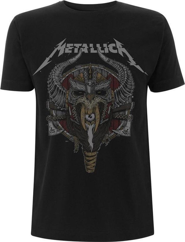 Metallica - "Viking" T-Shirt für Herren/Damen Uni PH2654 (L) (Schwarz)