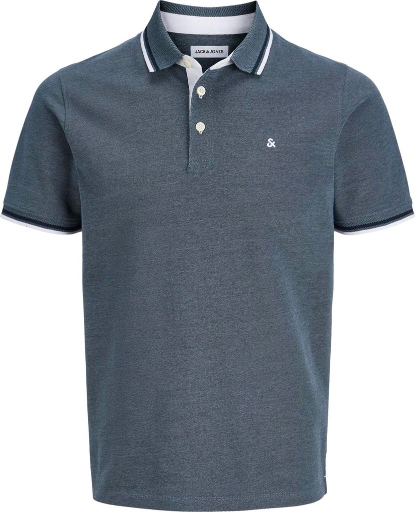 Jack&Jones Übergrößen Poloshirt rauchblau JJEPAULOS