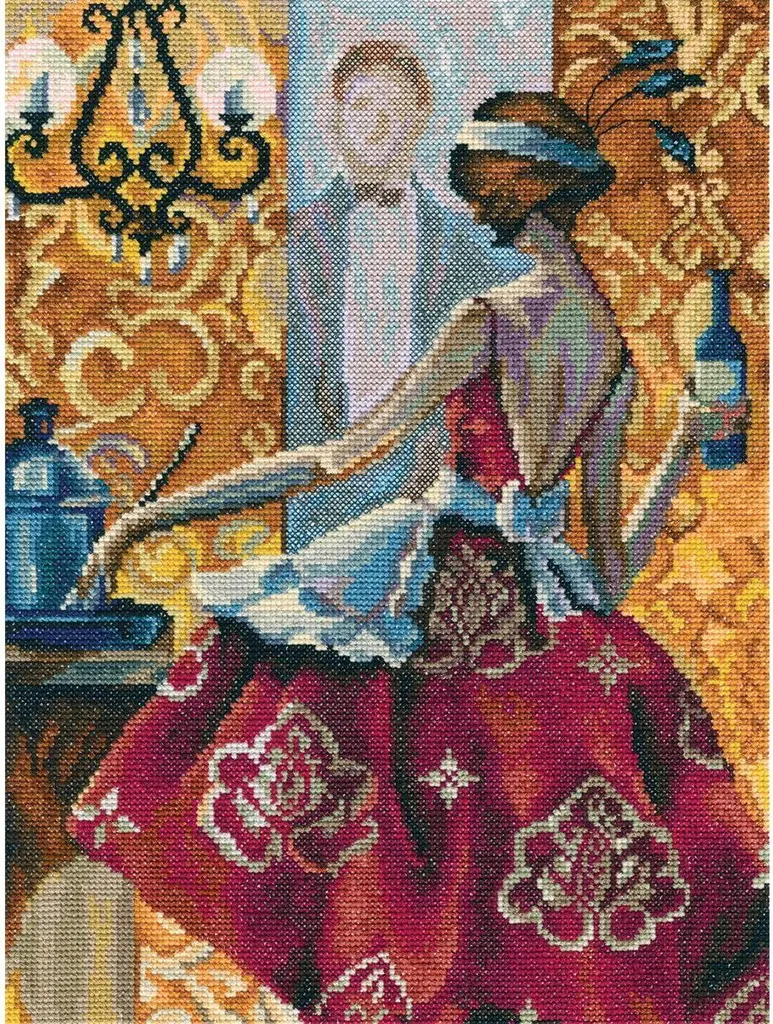 RTO Kit de Point de Croix Compté Steak au Poivre M241 - Broderie 25x33 cm