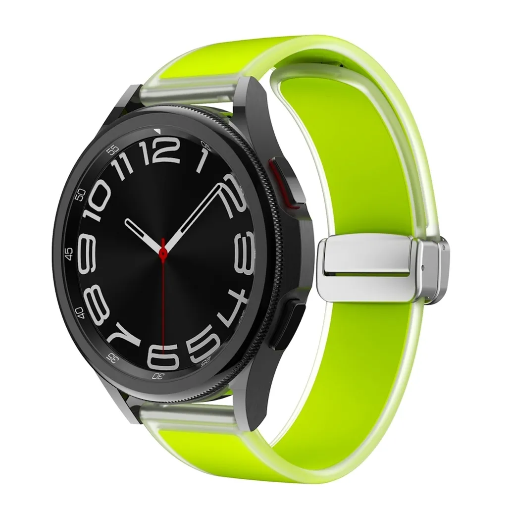 Cinturino Magnetico Verde per Samsung Galaxy Watch 6/5/4 - Silicone Soft