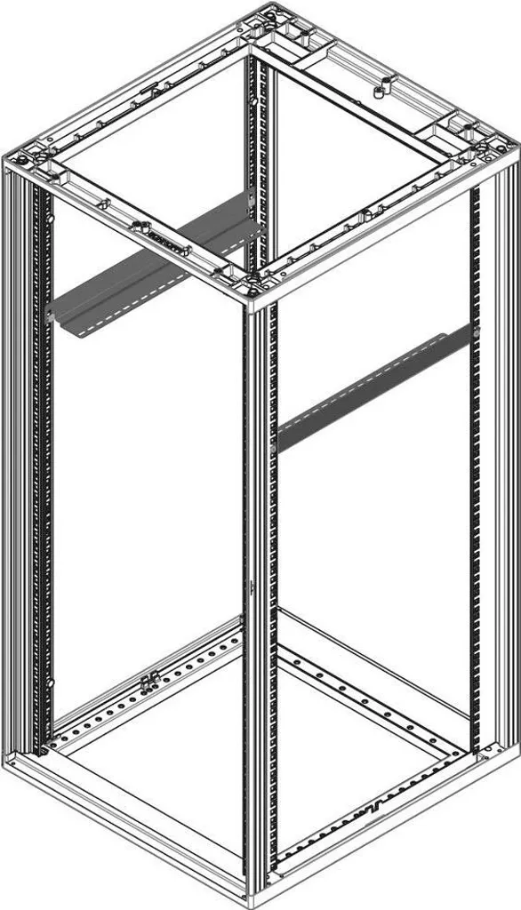 Schroff 25230146 Rail de Guidage 1000D 50kg pour Baie Informatique