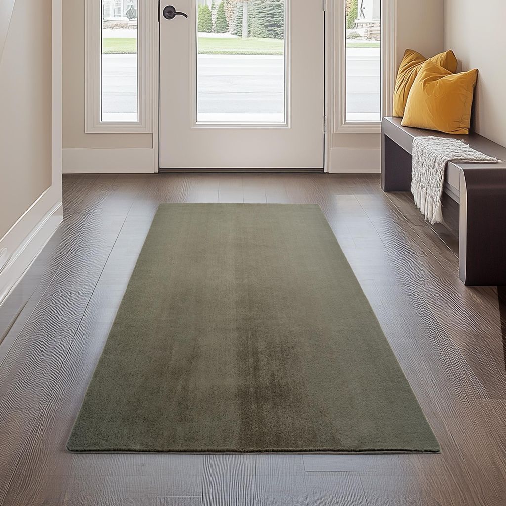 Carpetsale24 Tapis Lavable à Poils Courts Antidérapant et Image du produit 