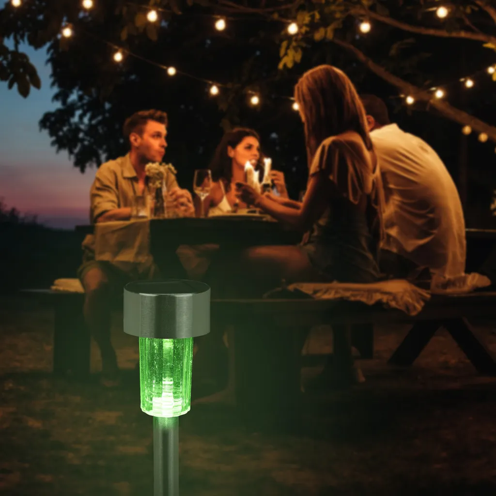Éclairage solaire extérieur multicolore 40 pièces étanches LED