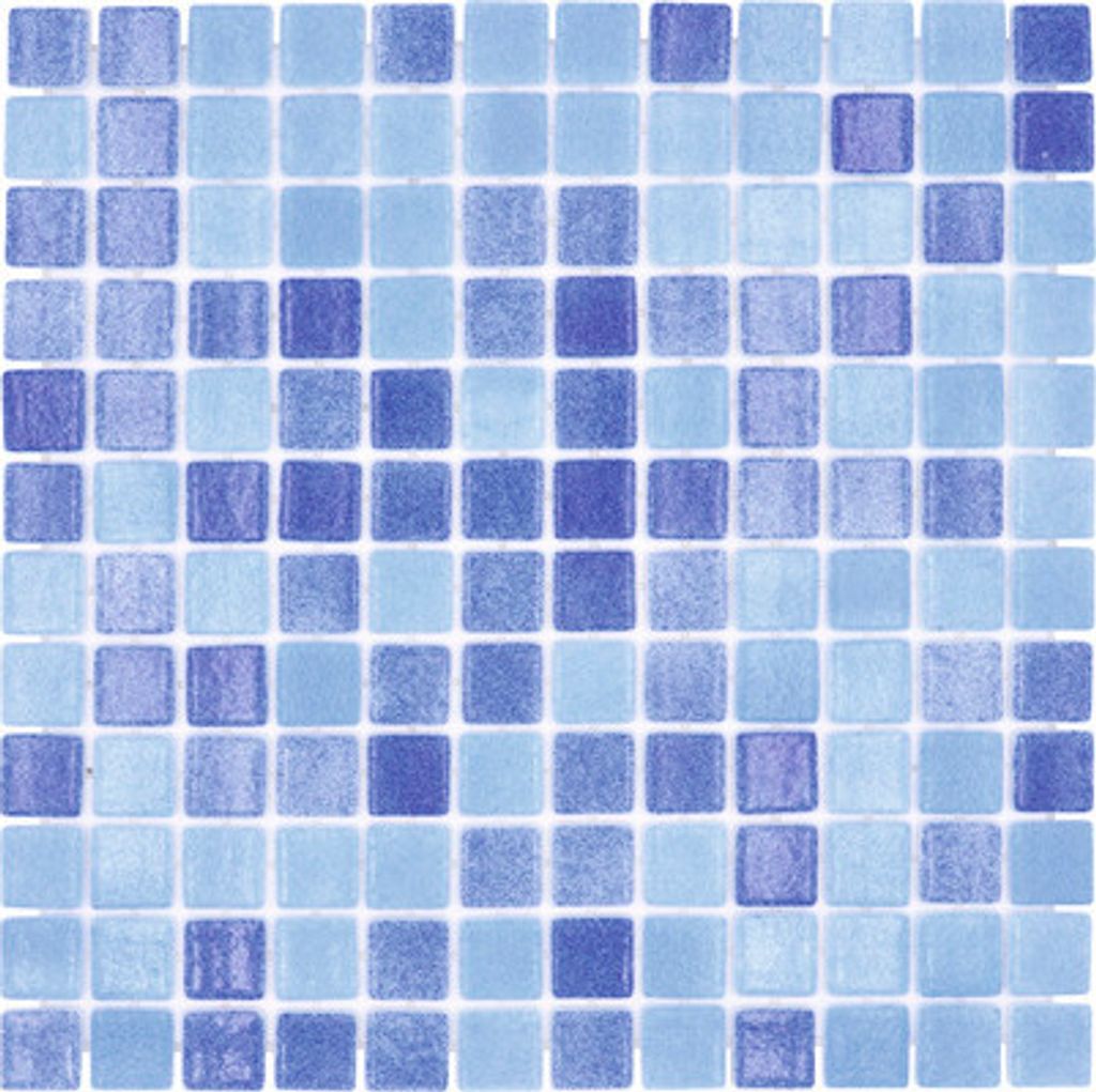 Glasmosaik VP1158PAT für Poolbau blau 31,6x31,6 cm