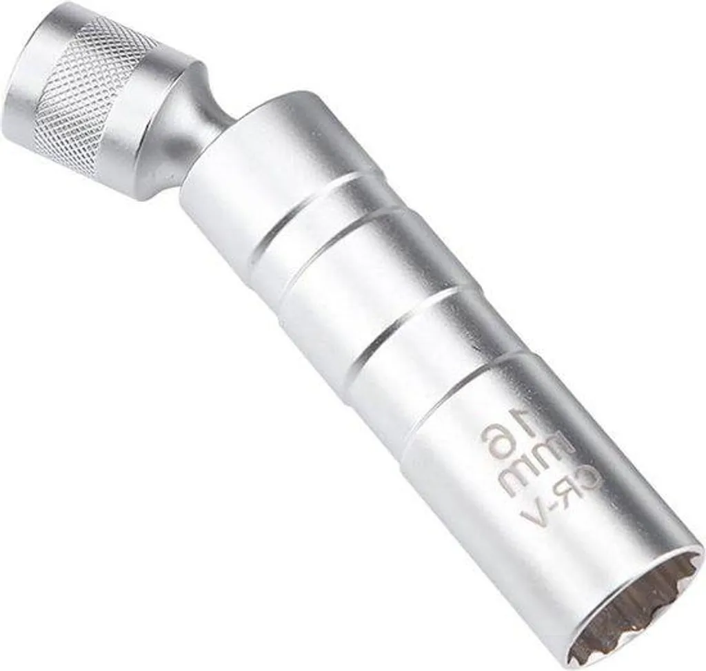 Clé à bougie flexible 16 mm - Tournevis magnétique pour moteur auto
