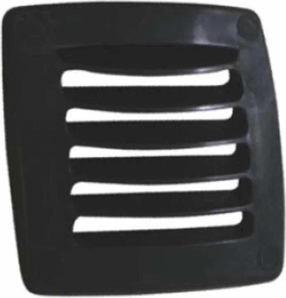 Lalizas Schachtlüfter Schwarz 91 x 91 mm Schwarz 91 x 91 mm