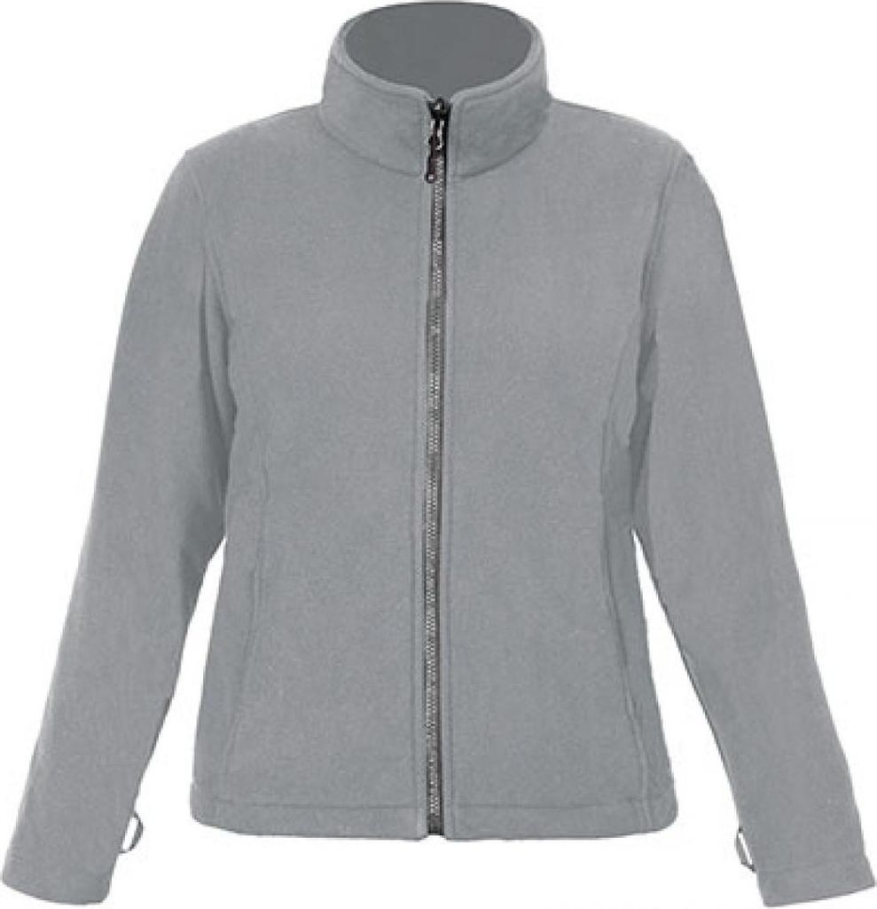 Leichte Fleece Jacke C+ Damen, Stahlgrau, XL